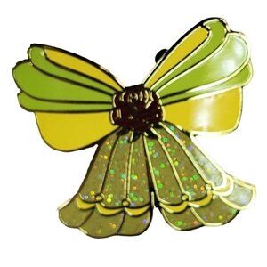 Beauty Beast Belle Lapel Pin Hair Bow Rose Badge Brooch Accessories Jewelry Pin